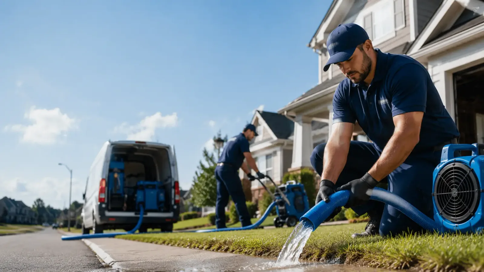 Flood Damage Restoration in Long Island, KS